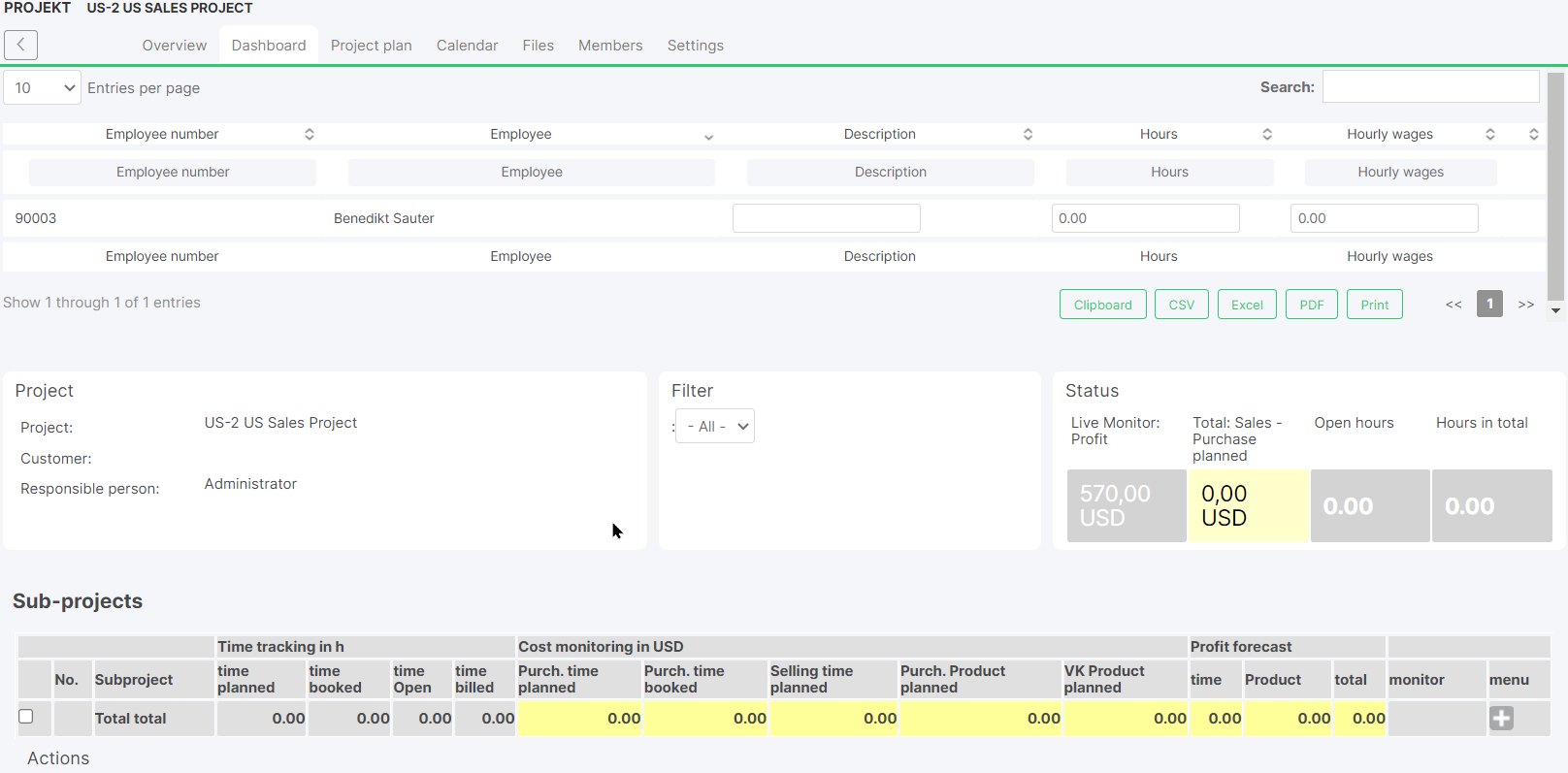 Projectmanagement Xentral ERP Software GmbH