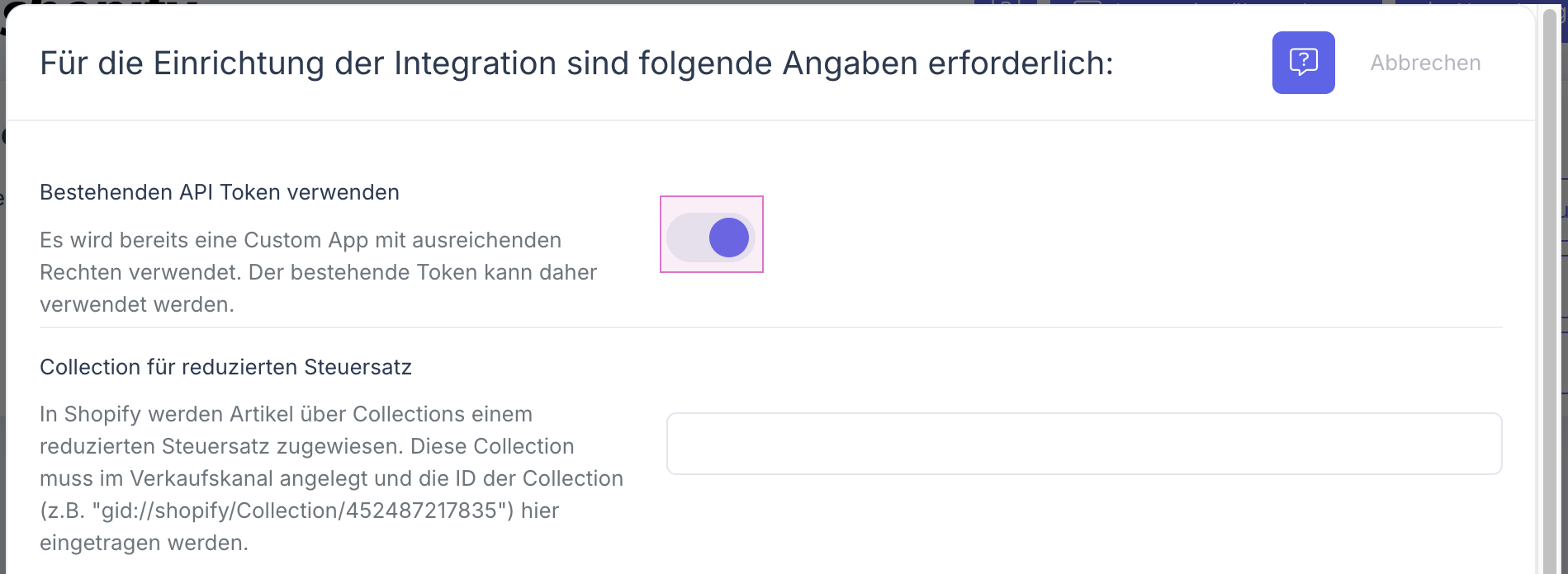 Migration_Shopimporter-Connect_vorhandenerToken.png
