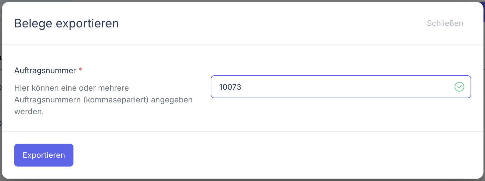 MiraklSW6_Journal_Belege_BelegeExportieren_Auftragsnummer.png