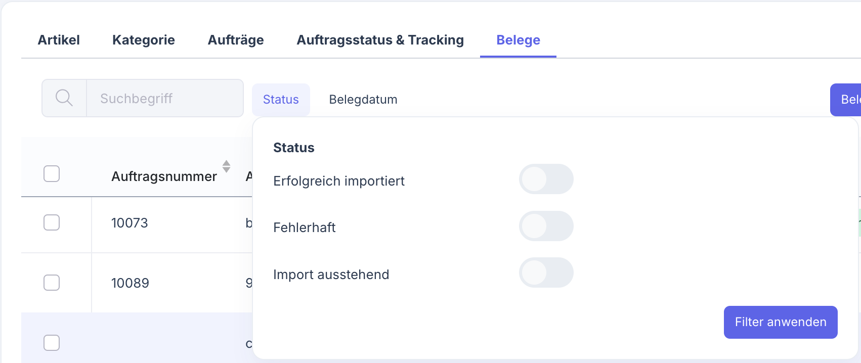 MiraklSW6_Journal_Belege_Statusfilter.png
