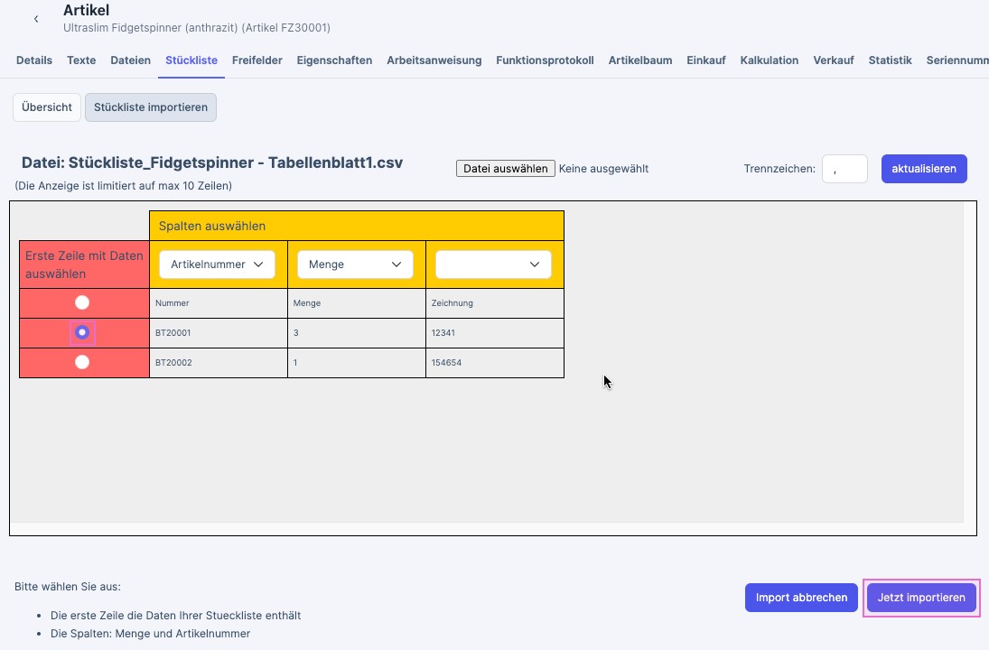 Produktion_Stammdaten_Fertigerzeugnis_StucklisteImportieren_Einstellungen.png